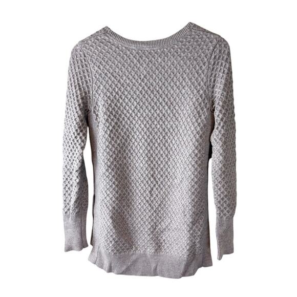 Athleta Honeycomb Tunic Sweater Beige Merino Size XS - Picture 7 of 9